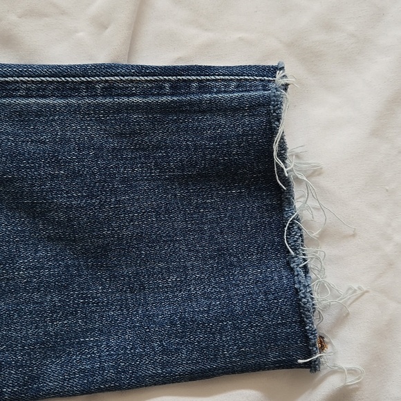 Reformation Harper high rise raw hem Destin wash skinny jeans size 23 - Picture 9 of 11